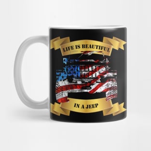 Beautiful life in a 4x4 car Mug